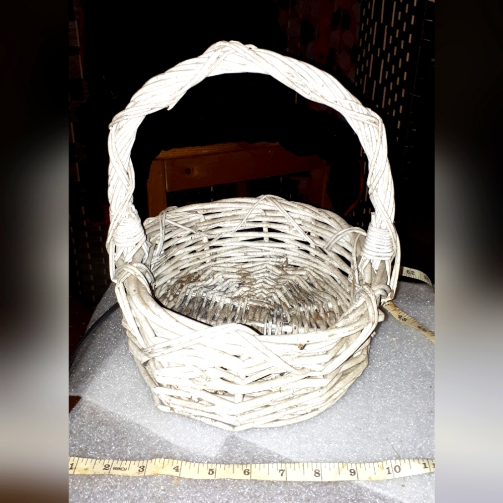 Vintage grapevine basket